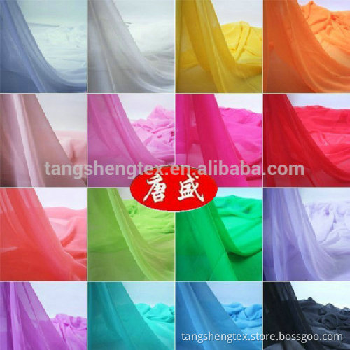 30D*30D Recycled bottle polyester crinkle chiffon fabrics for dress